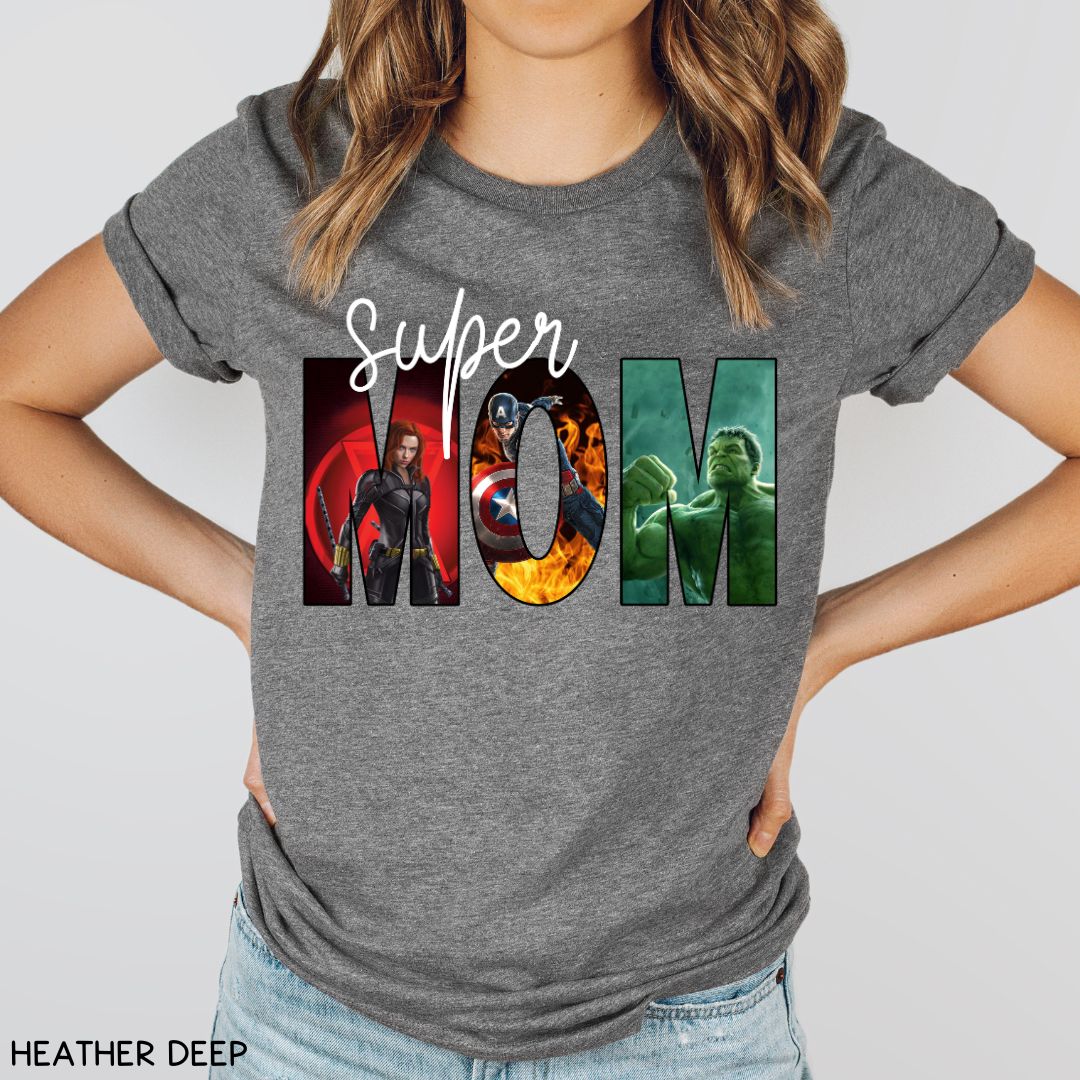 Super Mom - Heroes - Unisex Adult Tee