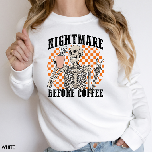 Halloween - Sweatshirt - Nightmare Before Coffee