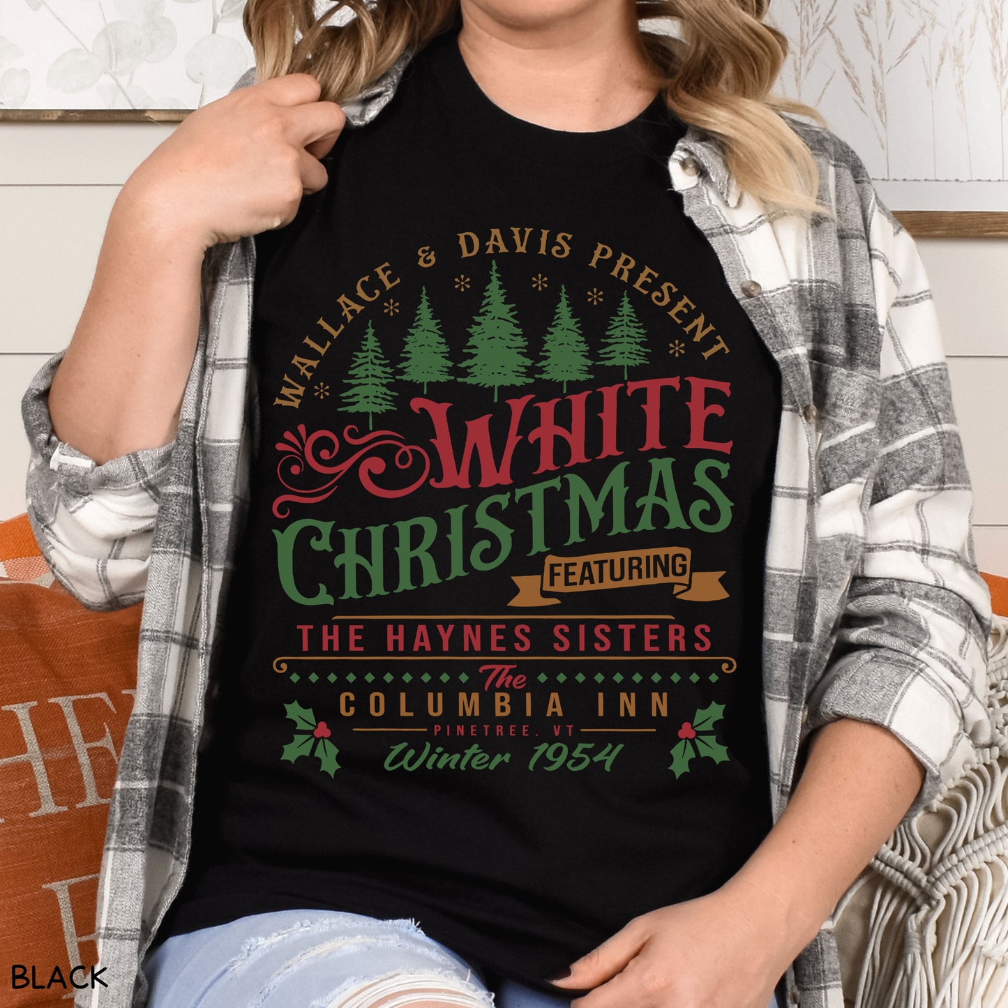 Christmas - Wallace & Davis White Christmas - Unisex Adult Tee