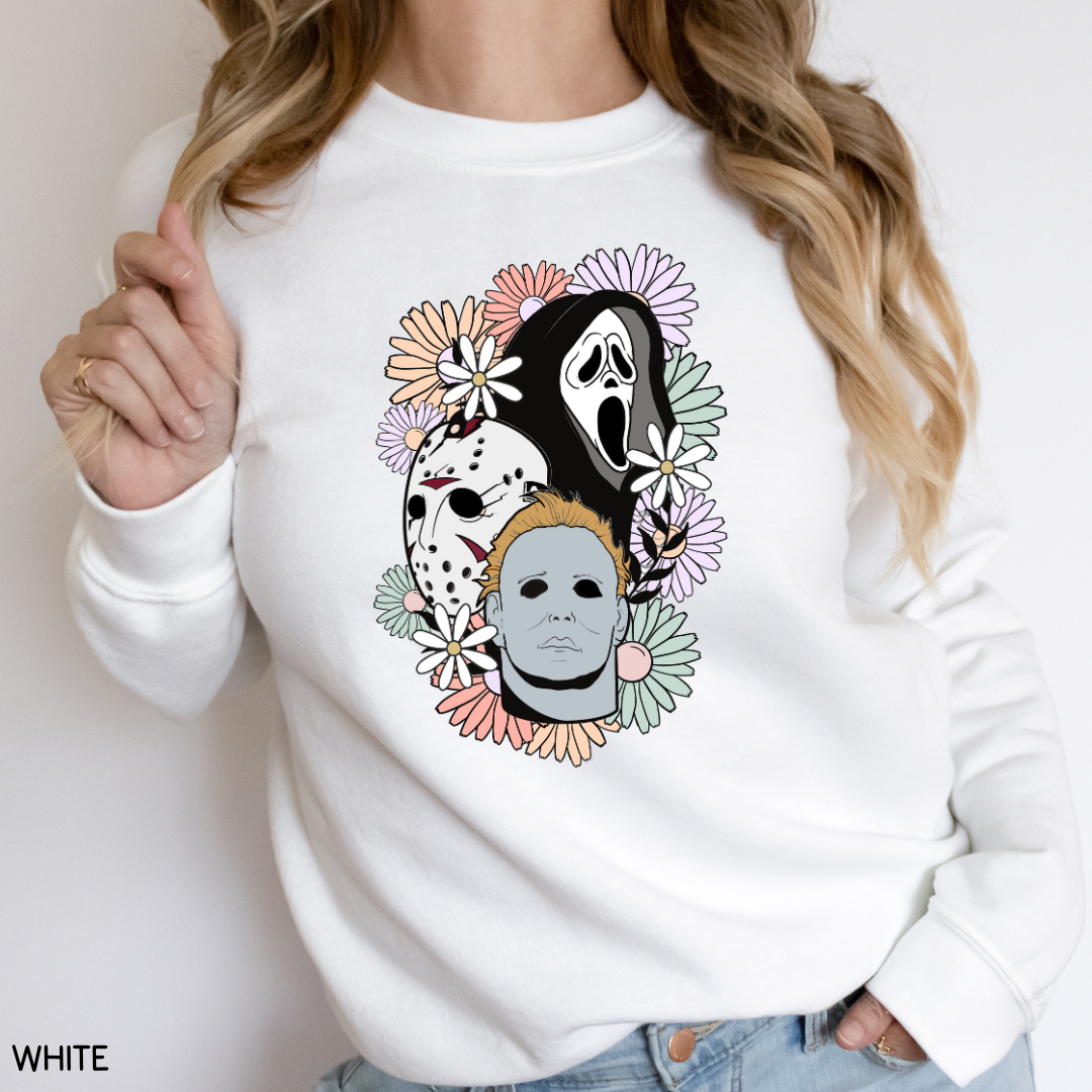 Halloween - Sweatshirt - Floral Villian