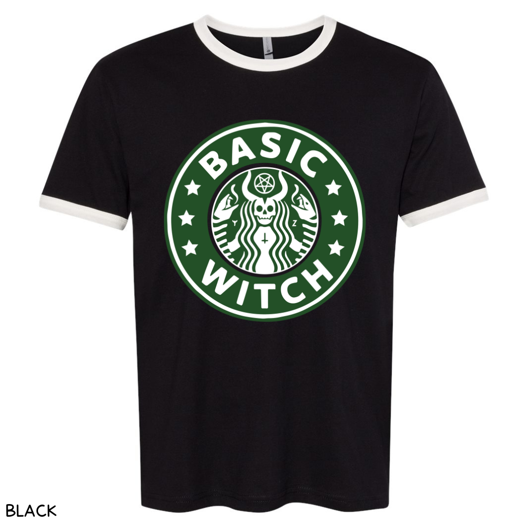 Halloween - Adult Tee - Starbucks Basic Witch