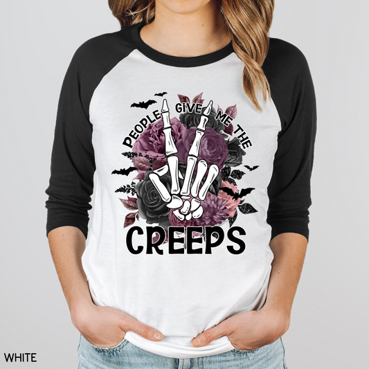 Halloween - Adult Tee - People Give Me The Creeps