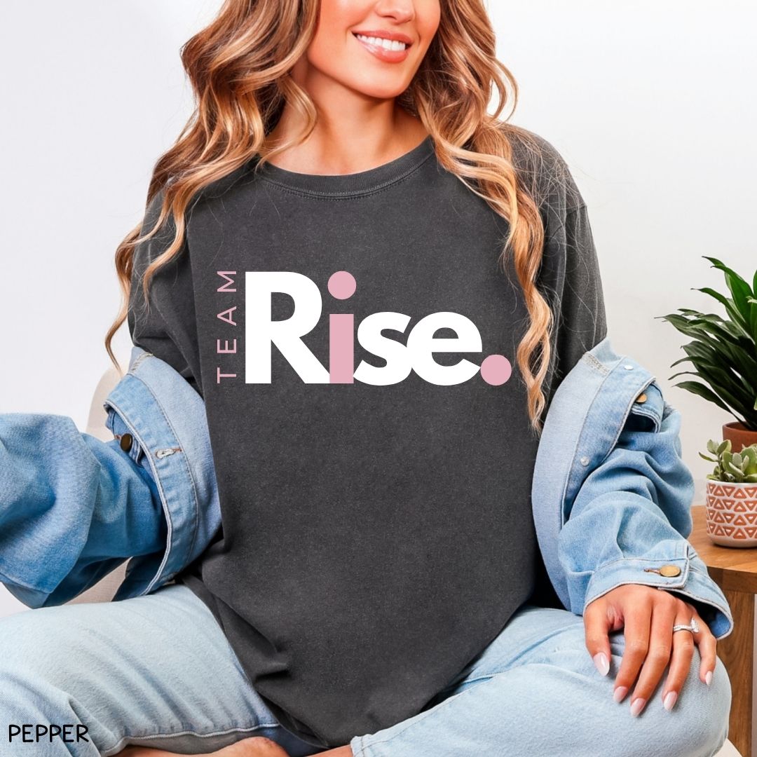 Team Rise - OVERSIZED Heavy-Cotton Unisex Adult Tee