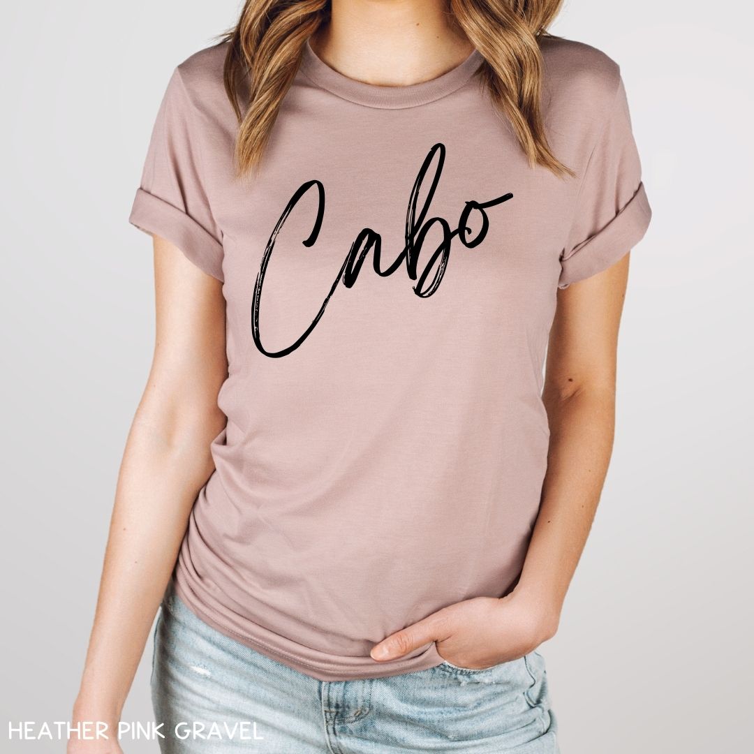 Cabo - Script - Unisex Adult Tee