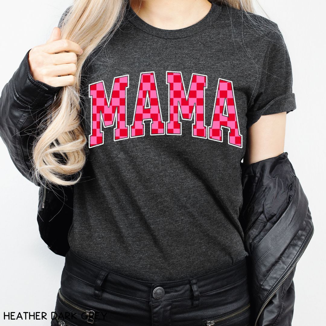 MAMA Checkers - Unisex Adult Tee