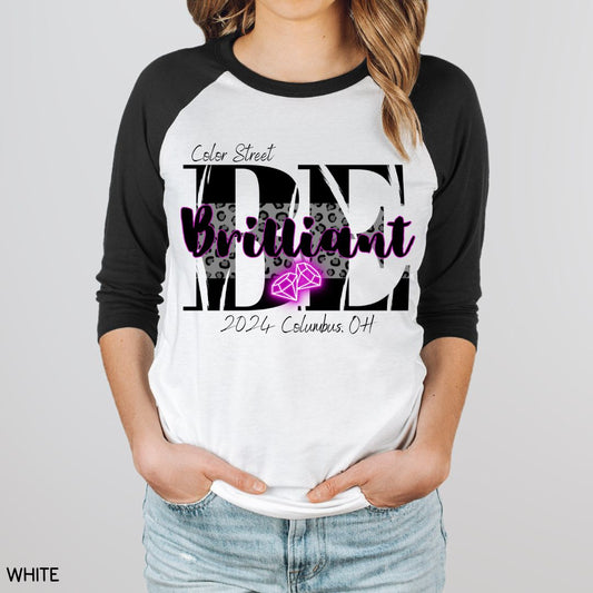 Be Brilliant 8 - Unisex Adult Raglan