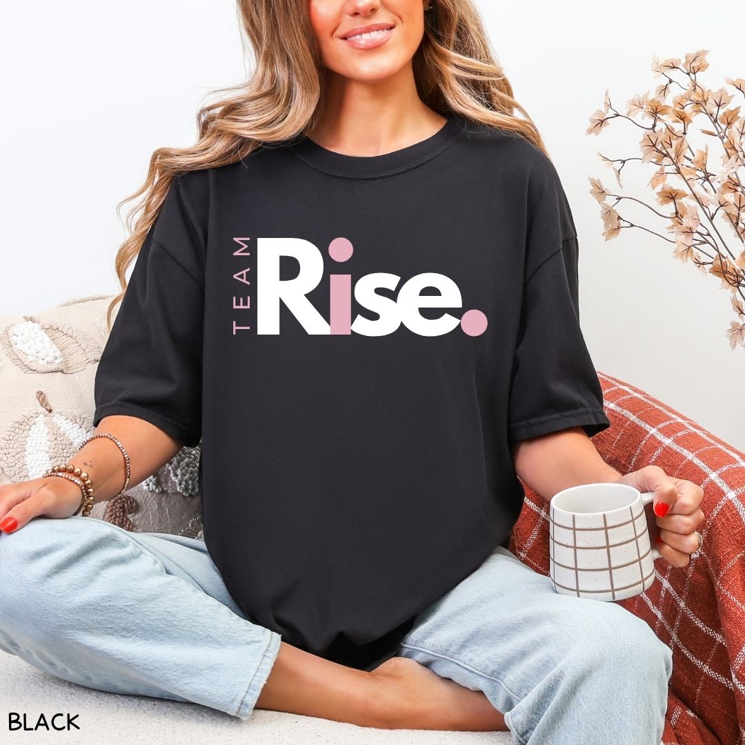 Team Rise - OVERSIZED Heavy-Cotton Unisex Adult Tee