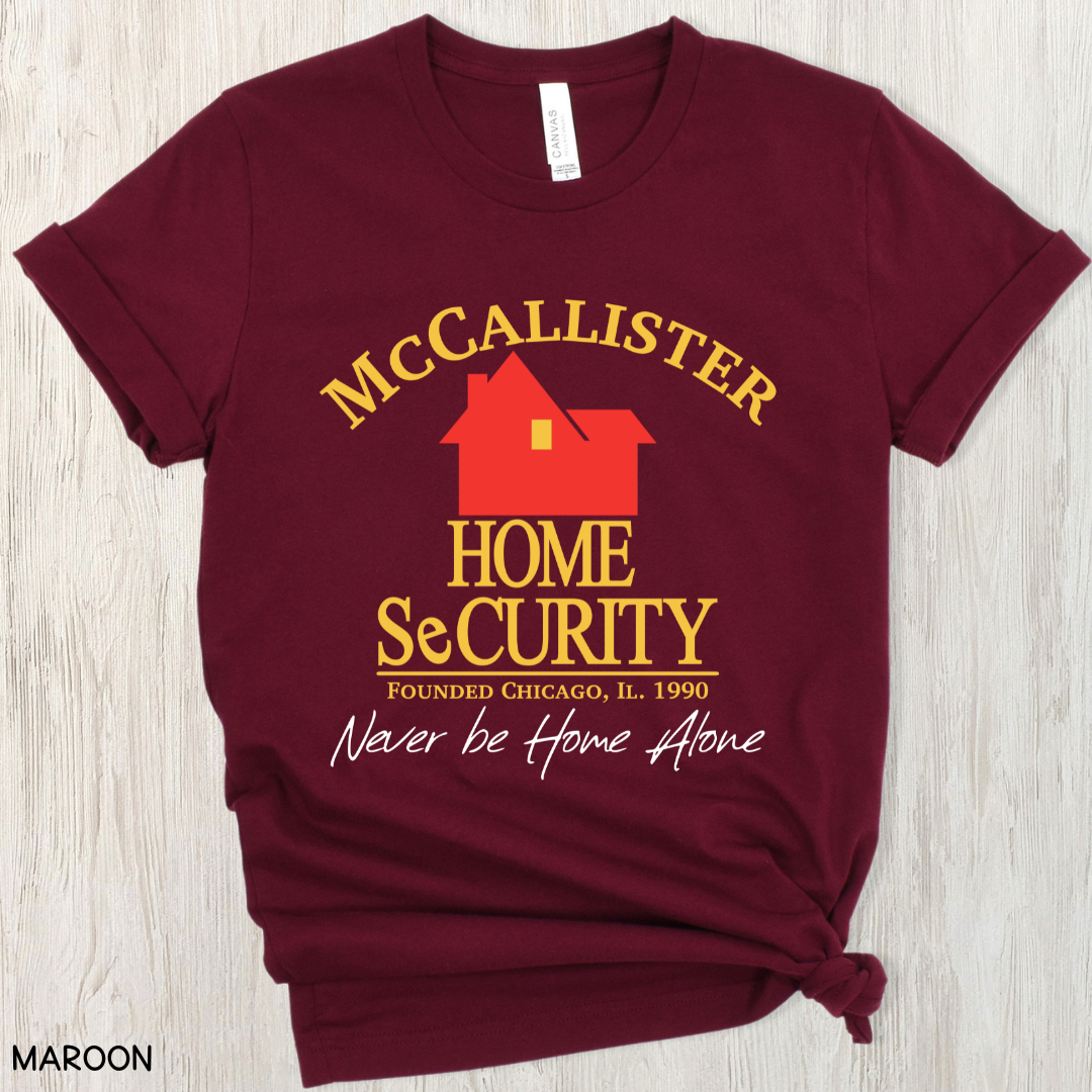 Christmas - McCallister Home Security - Unisex Adult Tee