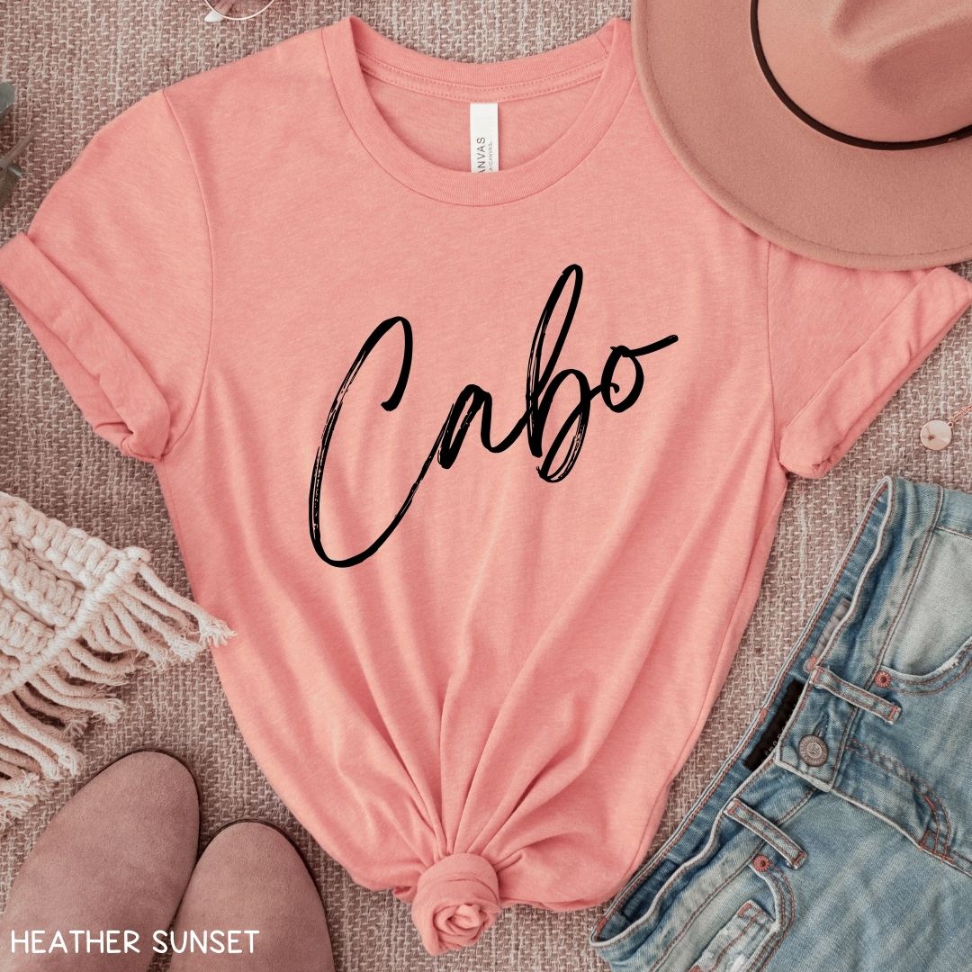 Cabo - Script - Unisex Adult Tee