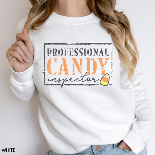 Halloween - Sweatshirt - Candy Inspector