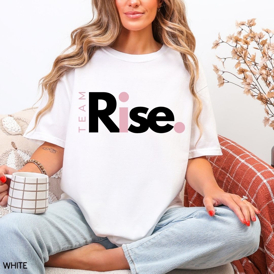 Team Rise - OVERSIZED Heavy-Cotton Unisex Adult Tee