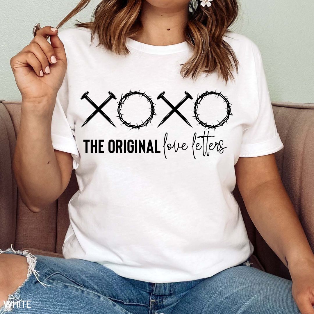 Valentine's - XOXO Love Letters - Unisex Adult Tee