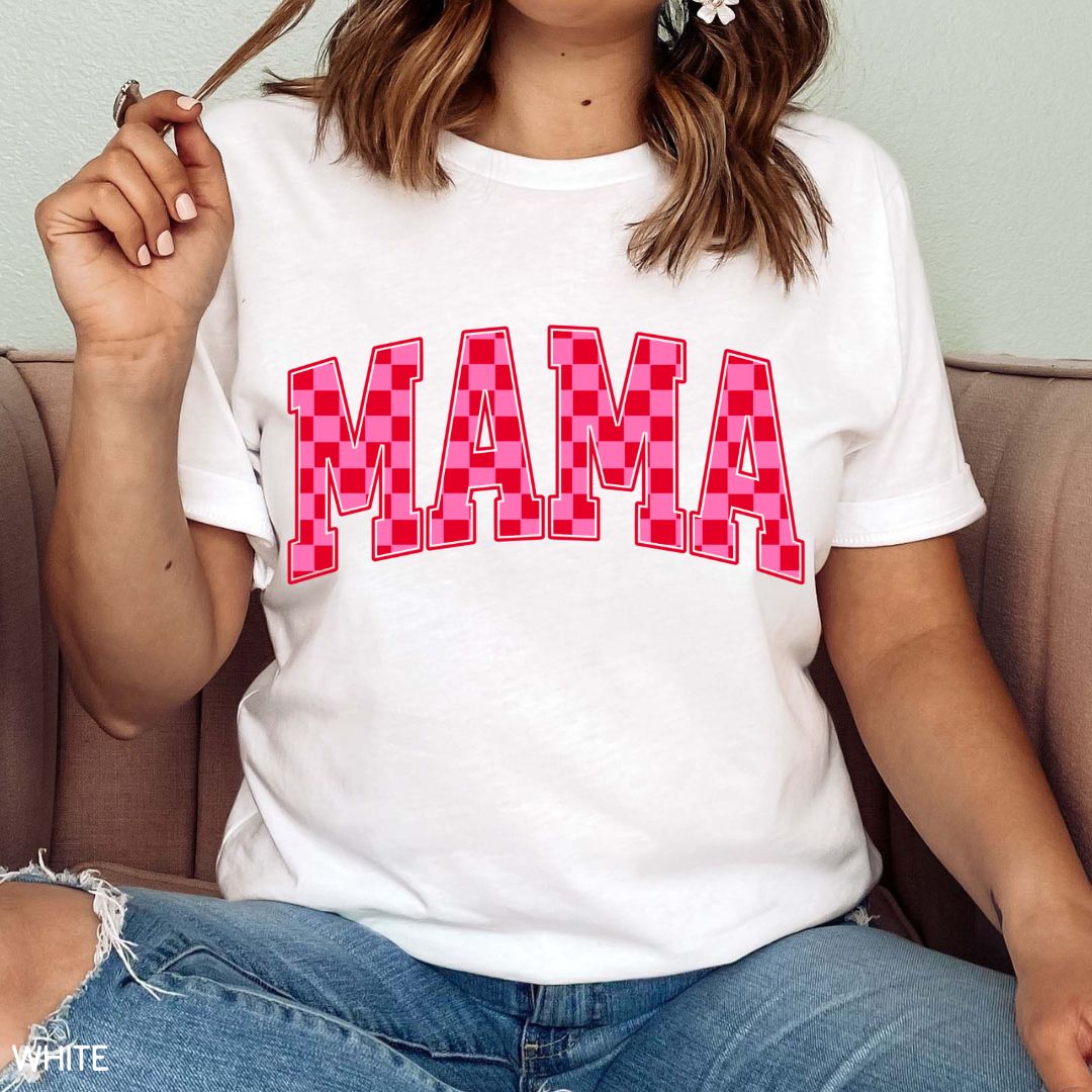 MAMA Checkers - Unisex Adult Tee