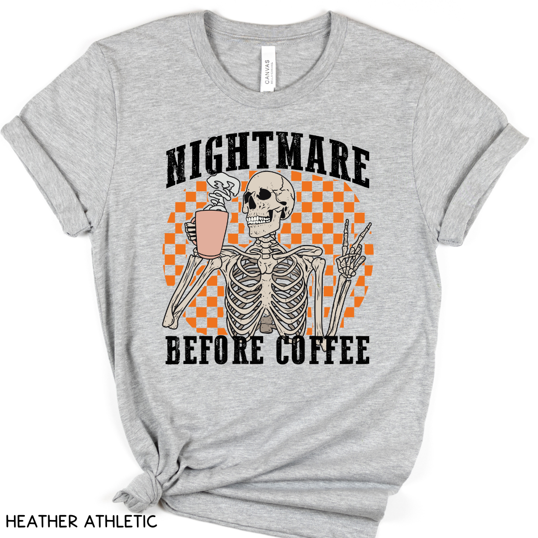 Halloween - Adult Tee - Nightmare Before Coffee