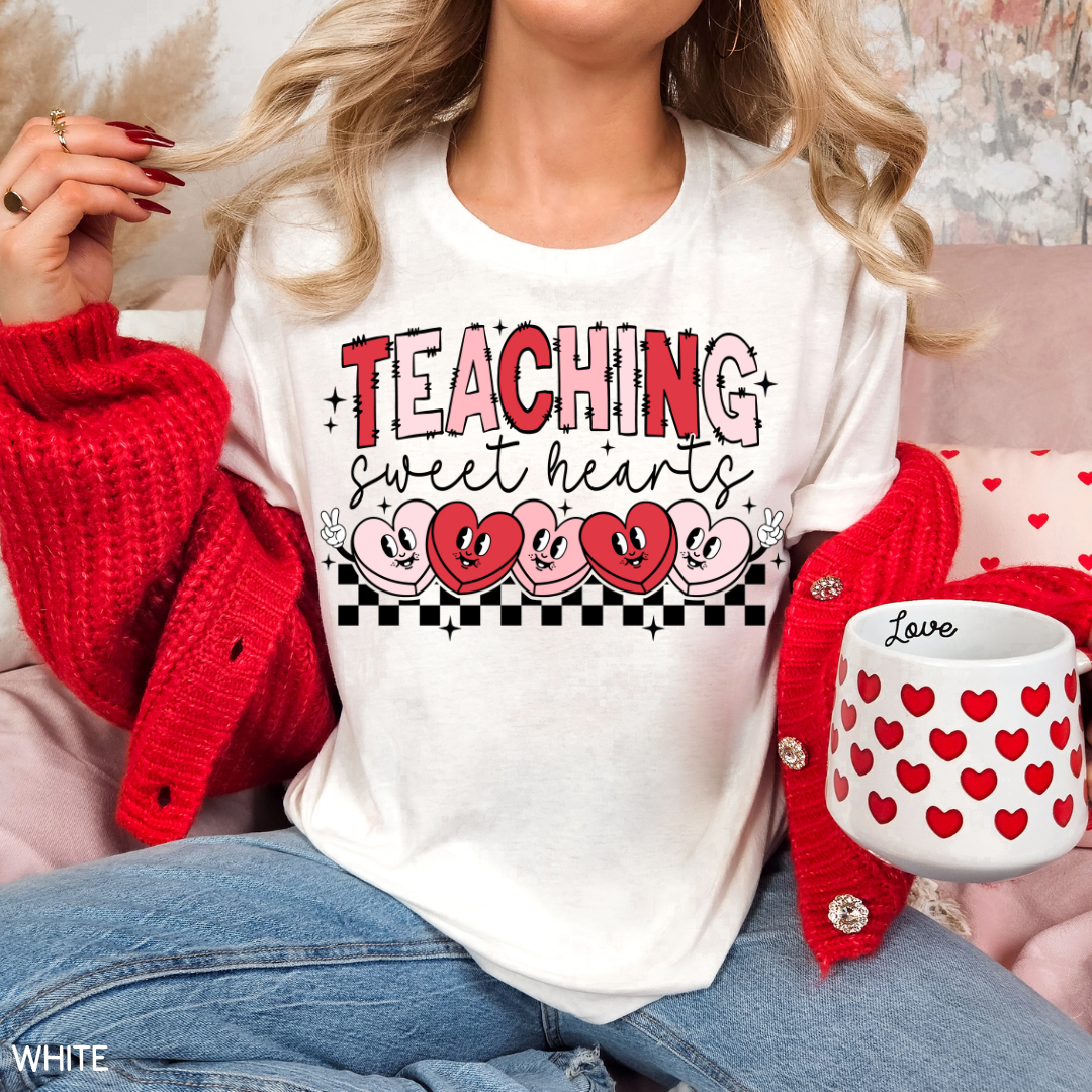 Valentines - Teaching Sweethearts - Unisex Adult Tee