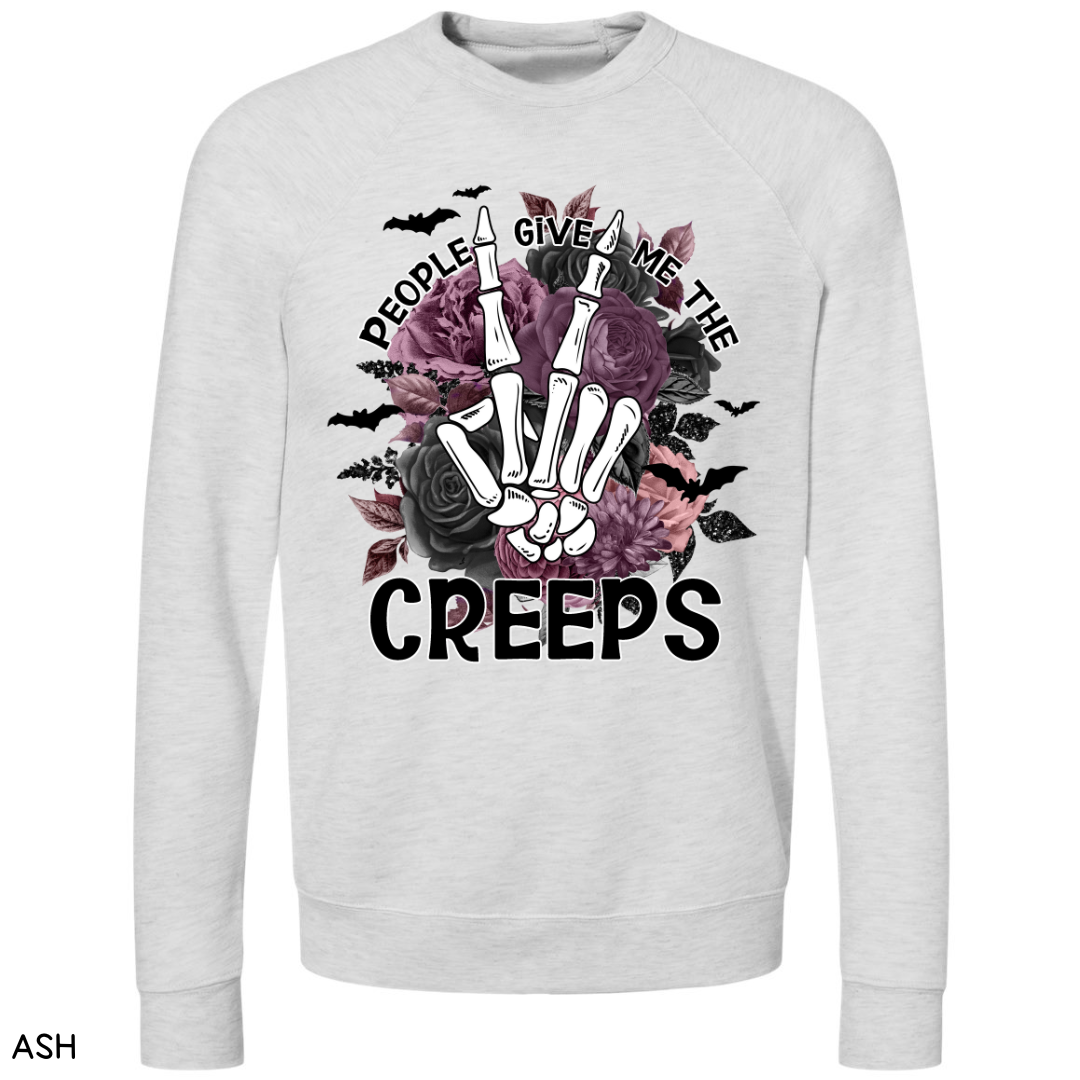 Halloween - Sweatshirt - People Give Me the Creeps