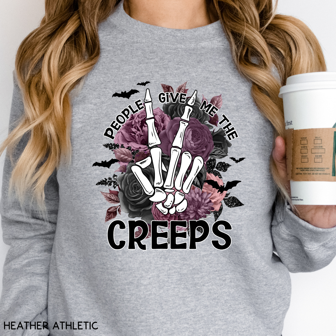 Halloween - Sweatshirt - People Give Me the Creeps