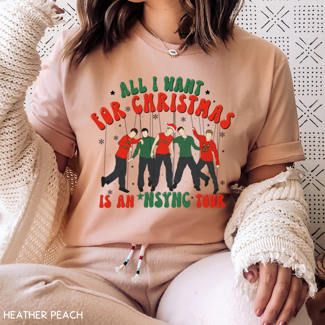 Christmas - NSync Tour - Unisex Adult Tee