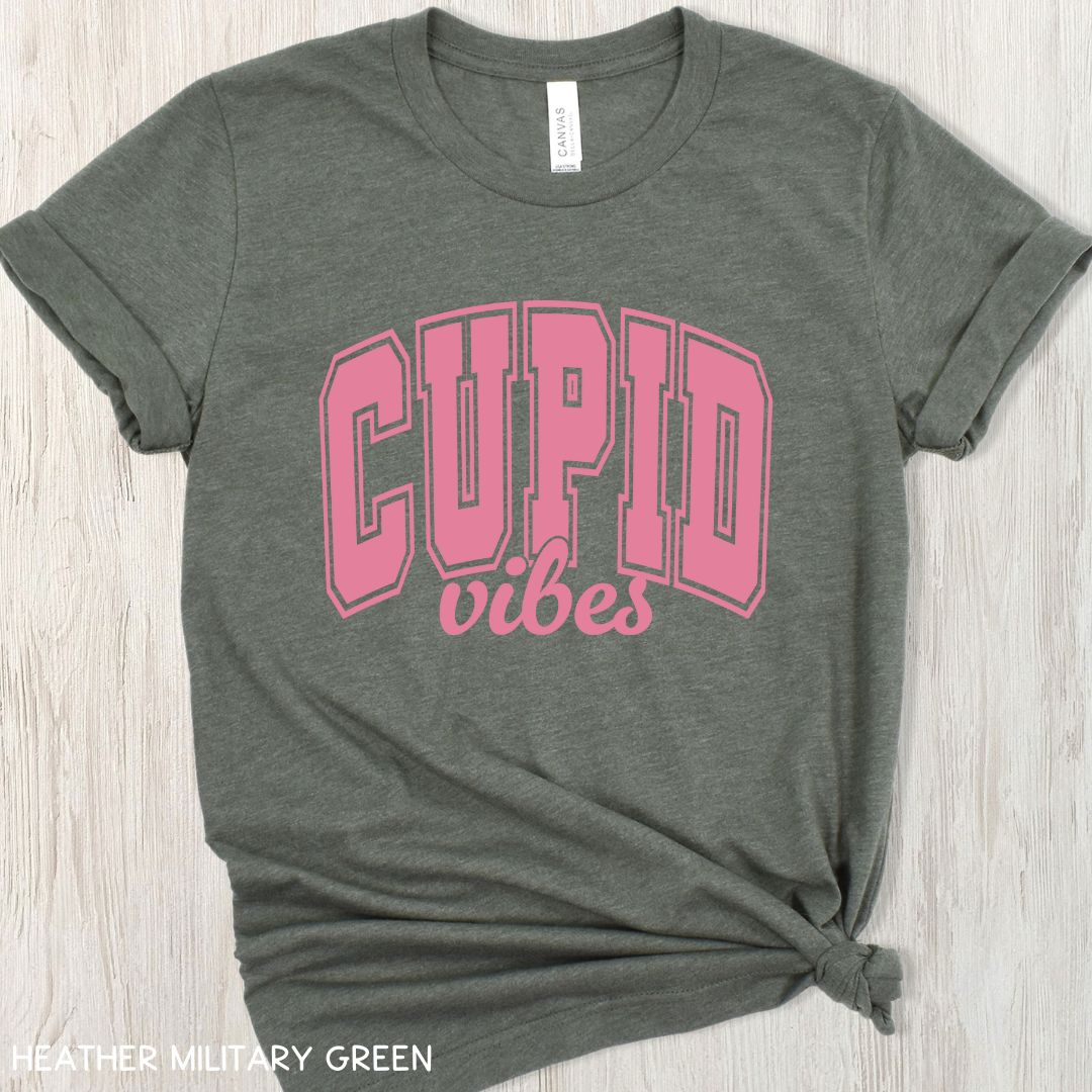 Valentines - Cupid Vibes - Unisex Adult Tee