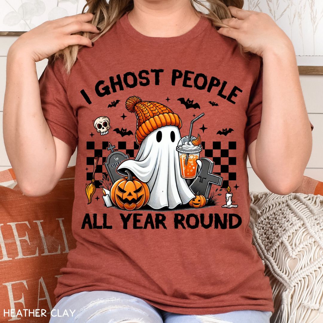 Halloween - I Ghost People - Unisex Adult Tee