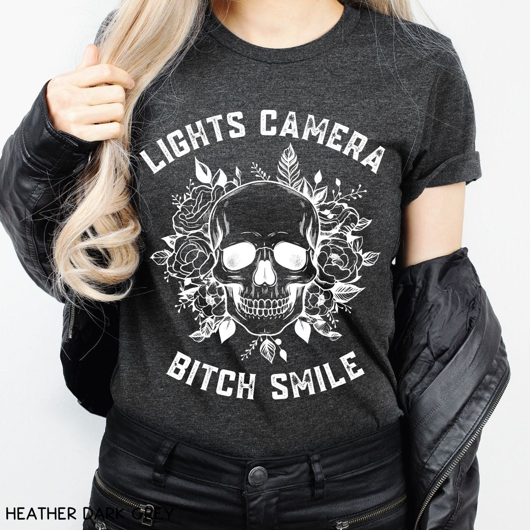 Swiftie - Lights Camera Bitch Smile - Unisex Adult Tee