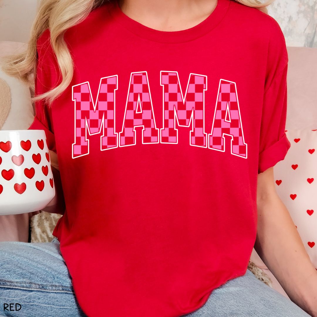 MAMA Checkers - Unisex Adult Tee