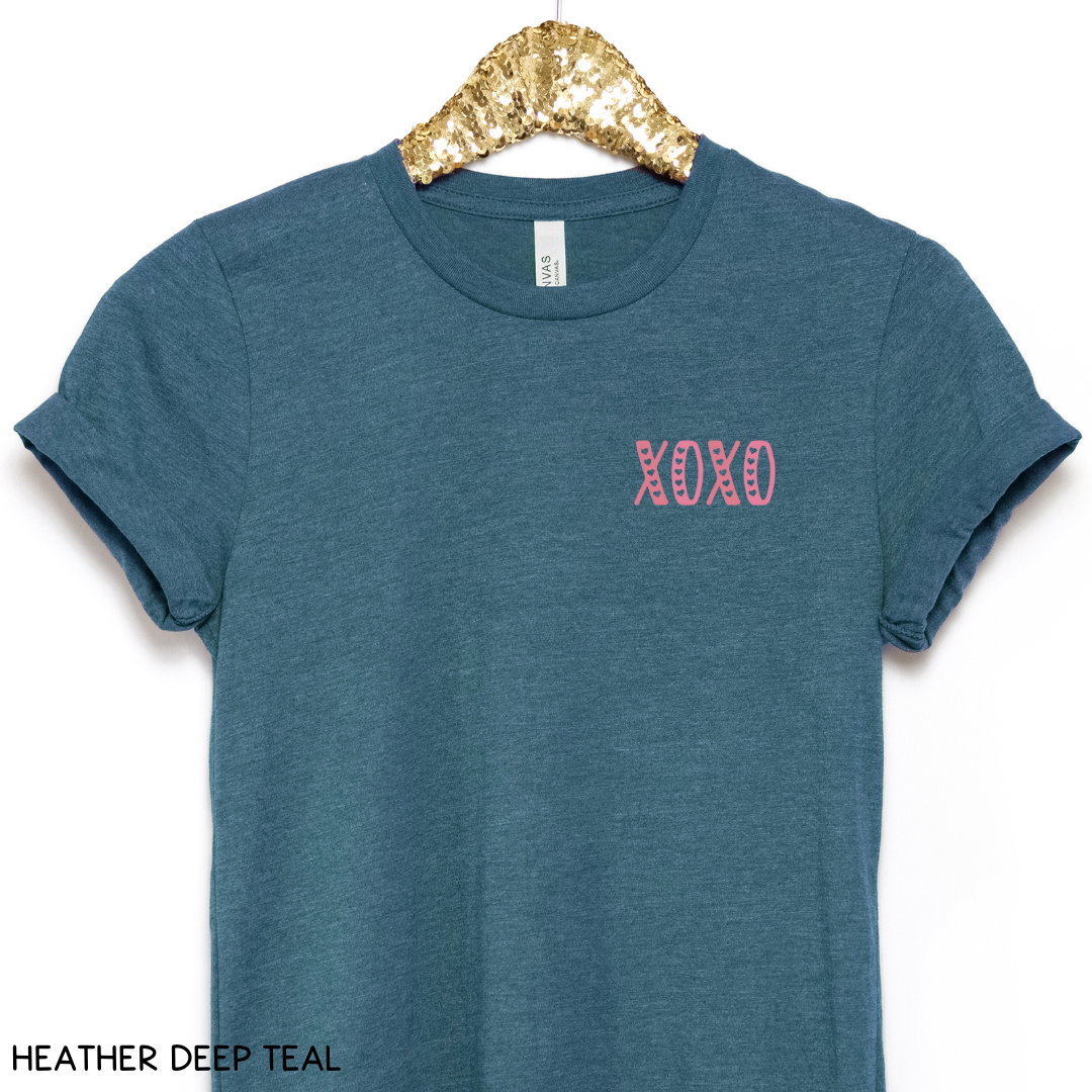 Valentines - XOXO Pocket - Unisex Adult Tee