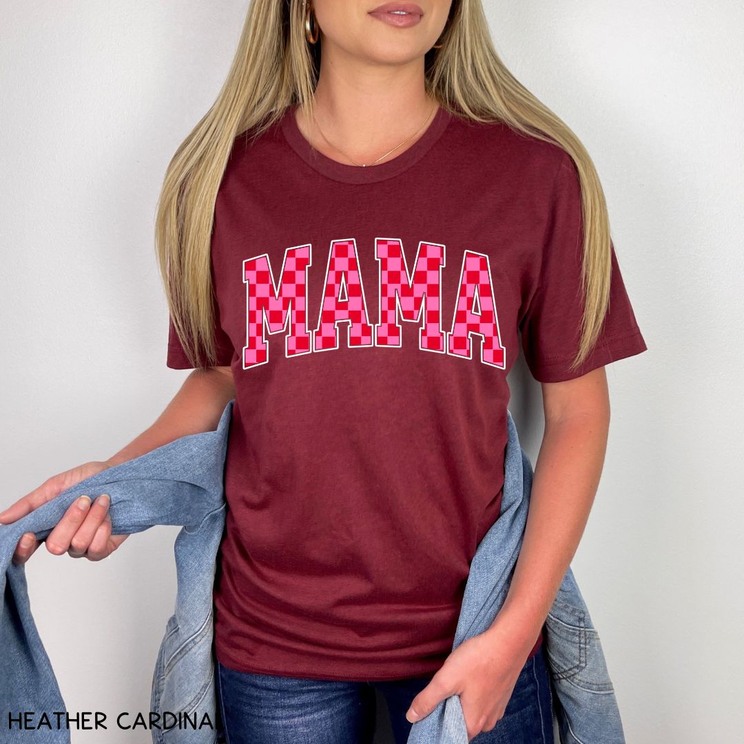 MAMA Checkers - Unisex Adult Tee