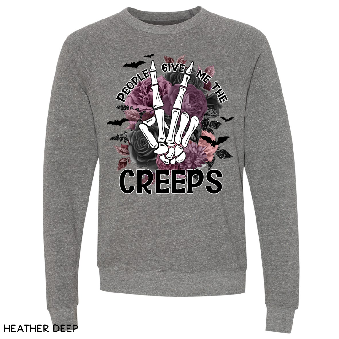 Halloween - Sweatshirt - People Give Me the Creeps