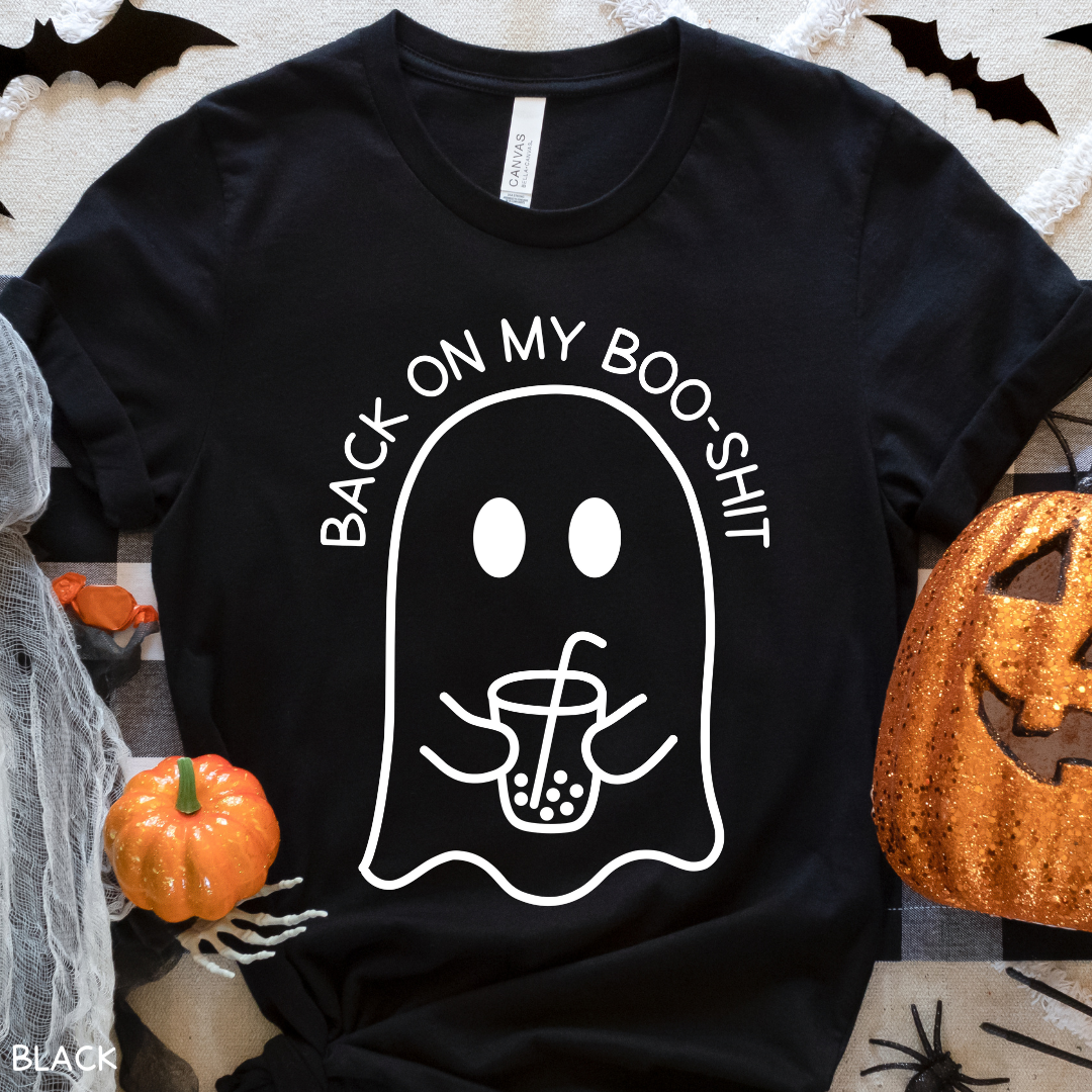 Halloween - Adult Tee - Back on my Boo Shit