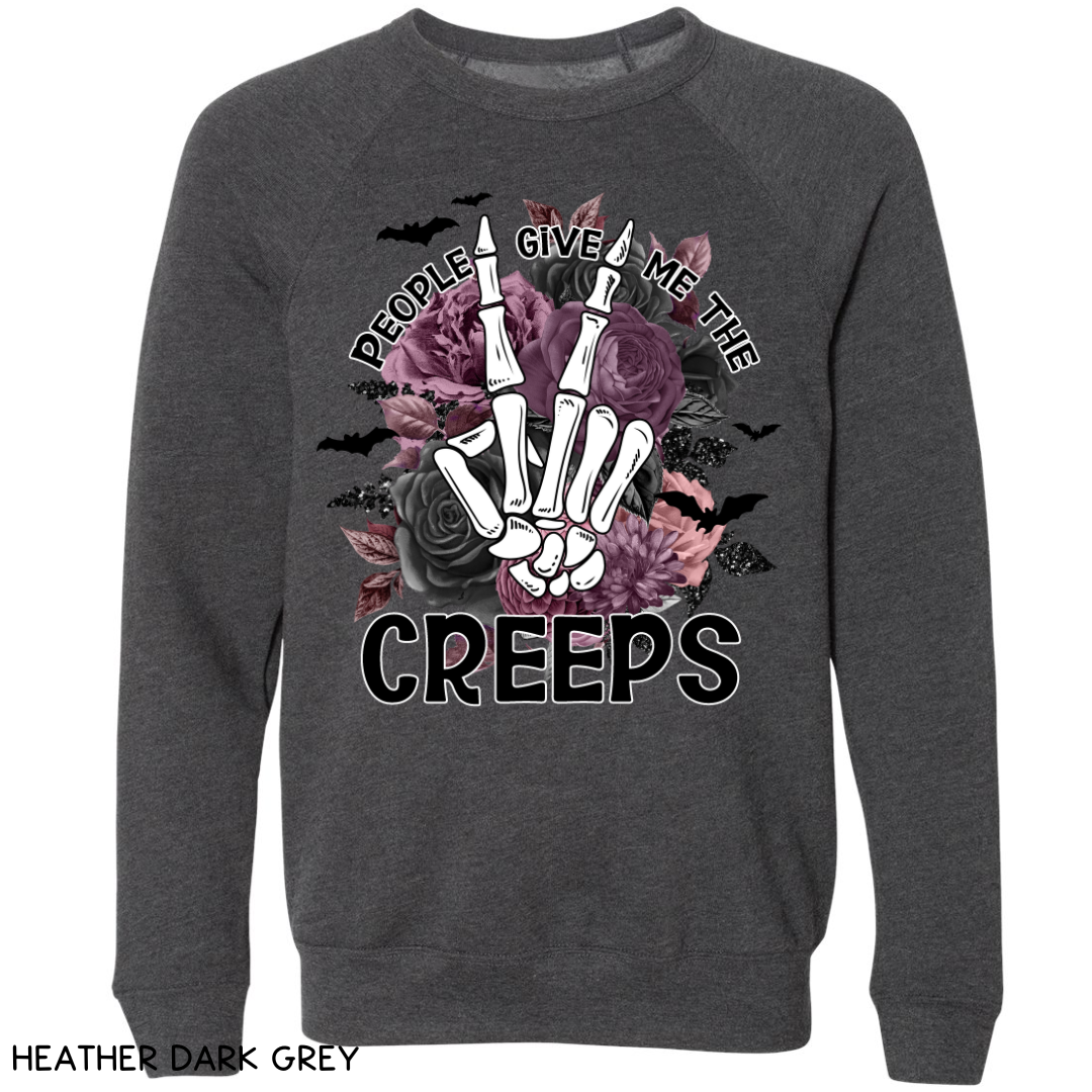 Halloween - Sweatshirt - People Give Me the Creeps