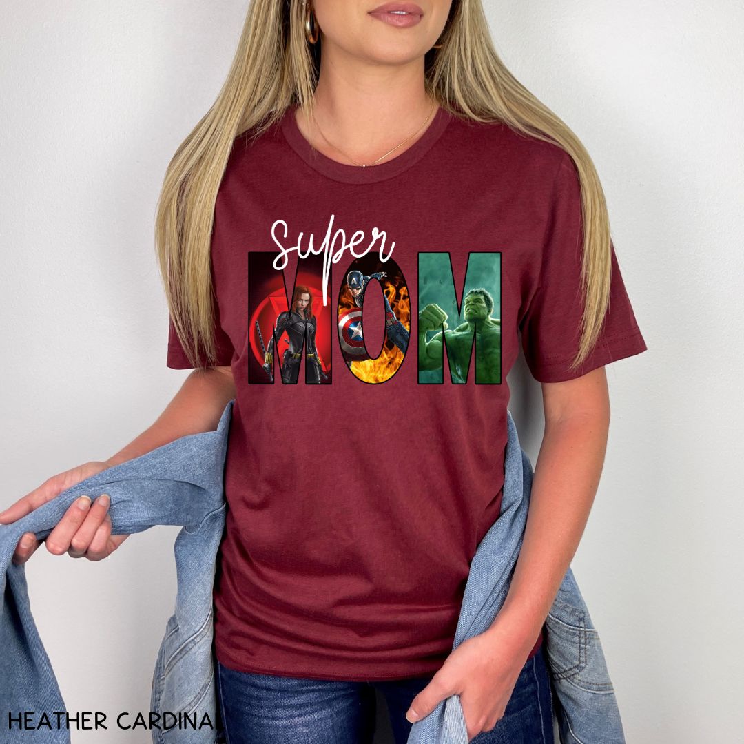 Super Mom - Heroes - Unisex Adult Tee