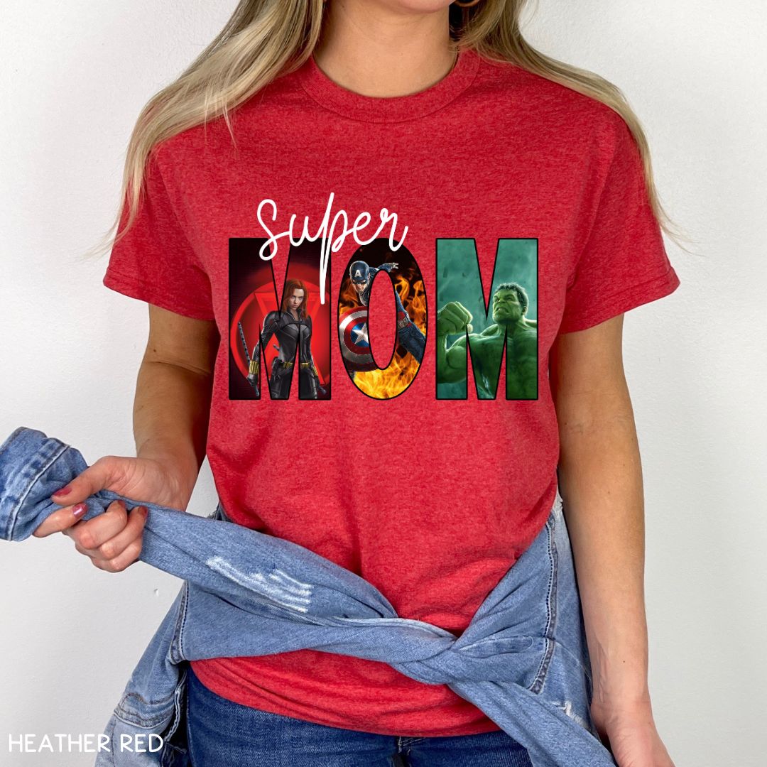 Super Mom - Heroes - Unisex Adult Tee