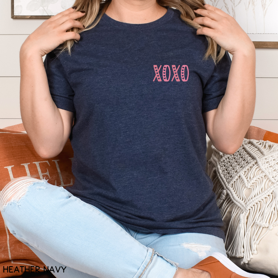 Valentines - XOXO Pocket - Unisex Adult Tee