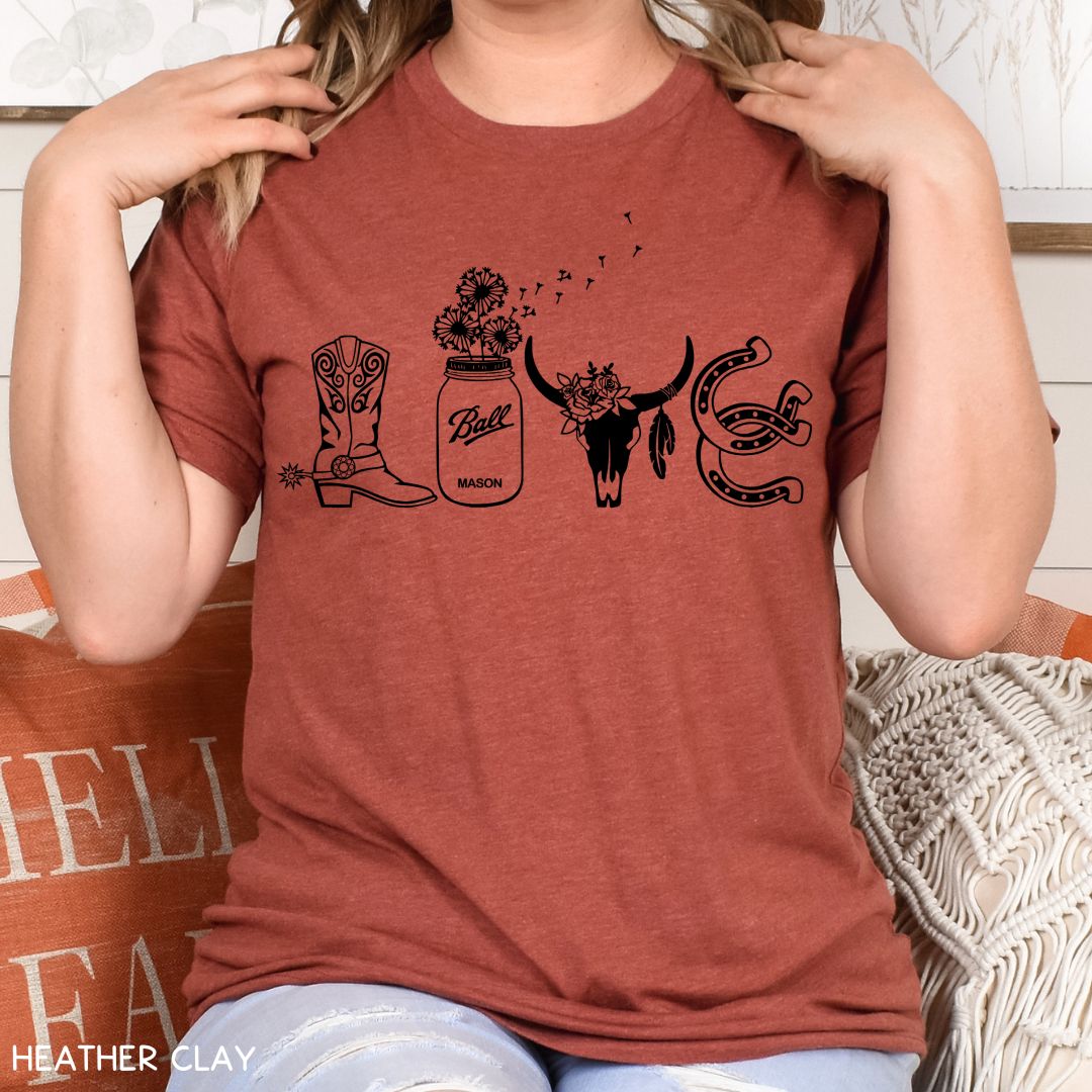 Country Love - Unisex Adult Tee