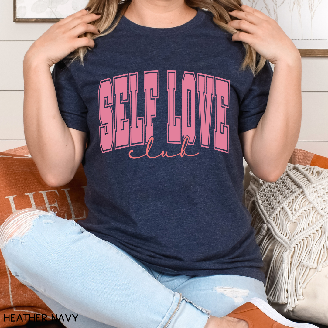 Valentines - Self Love Club - Unisex Adult Tee