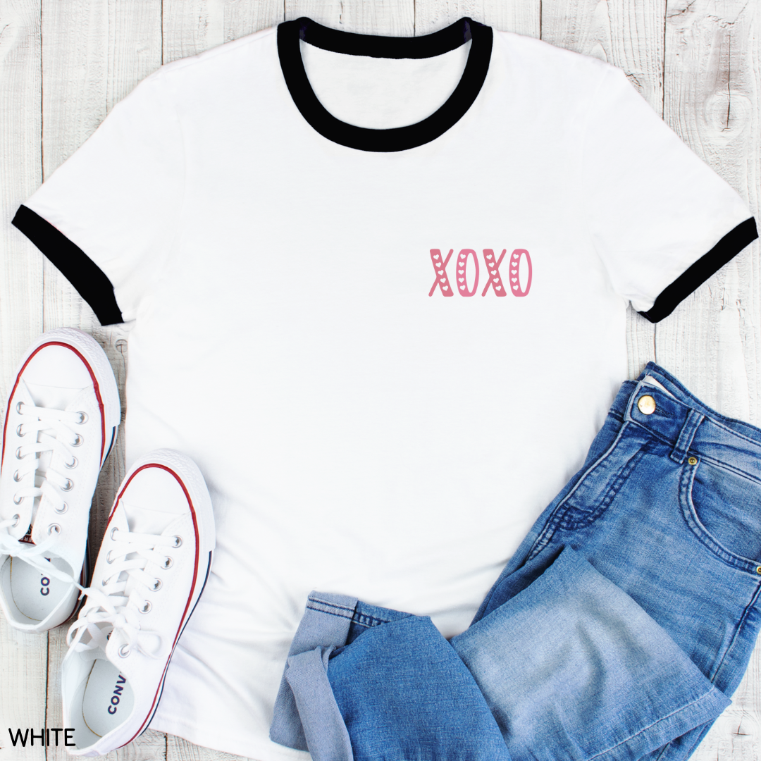 Valentines - XOXO Pocket - Unisex Adult Tee