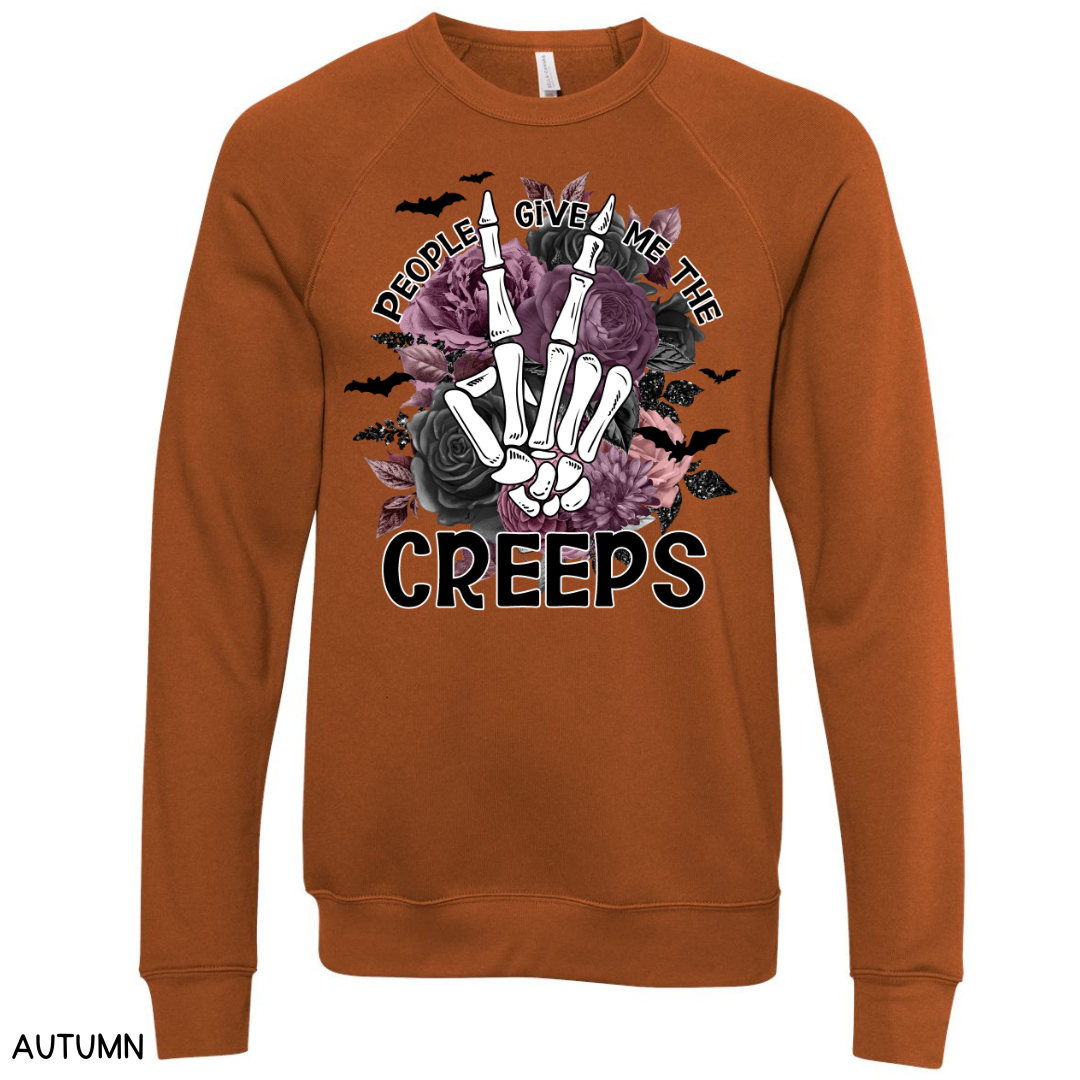 Halloween - Sweatshirt - People Give Me the Creeps