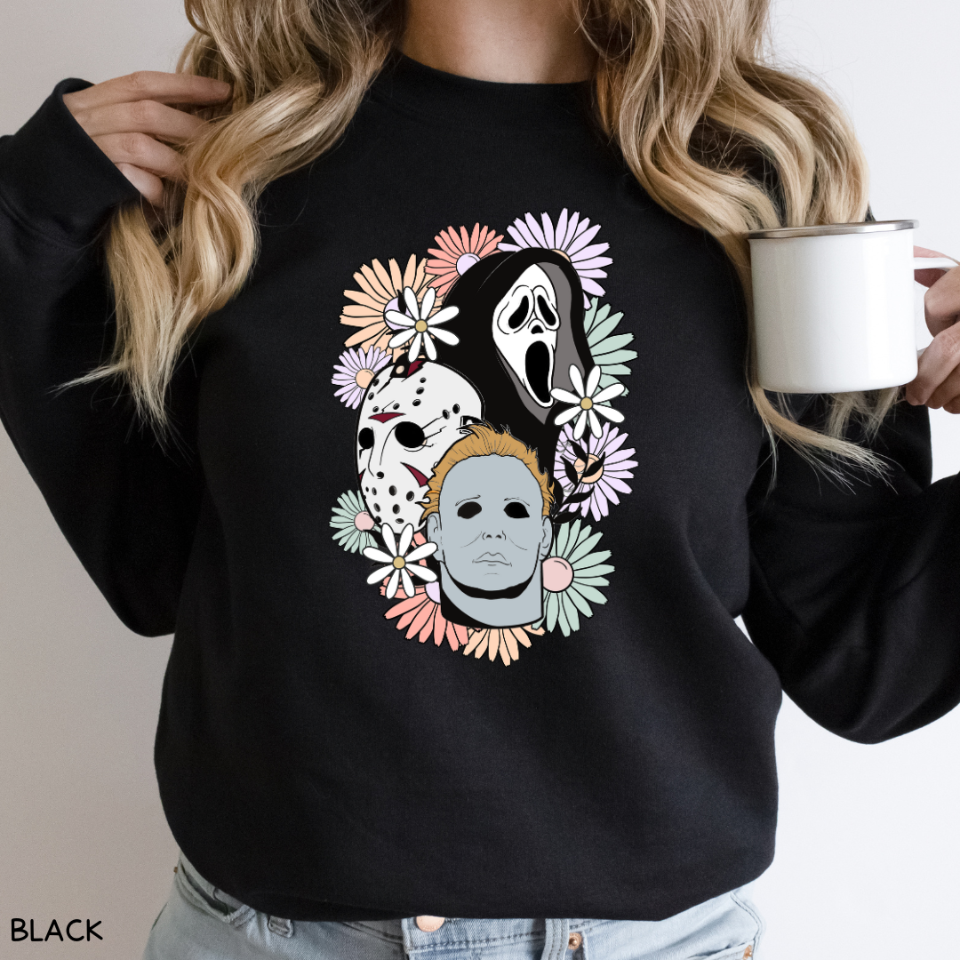 Halloween - Sweatshirt - Floral Villian