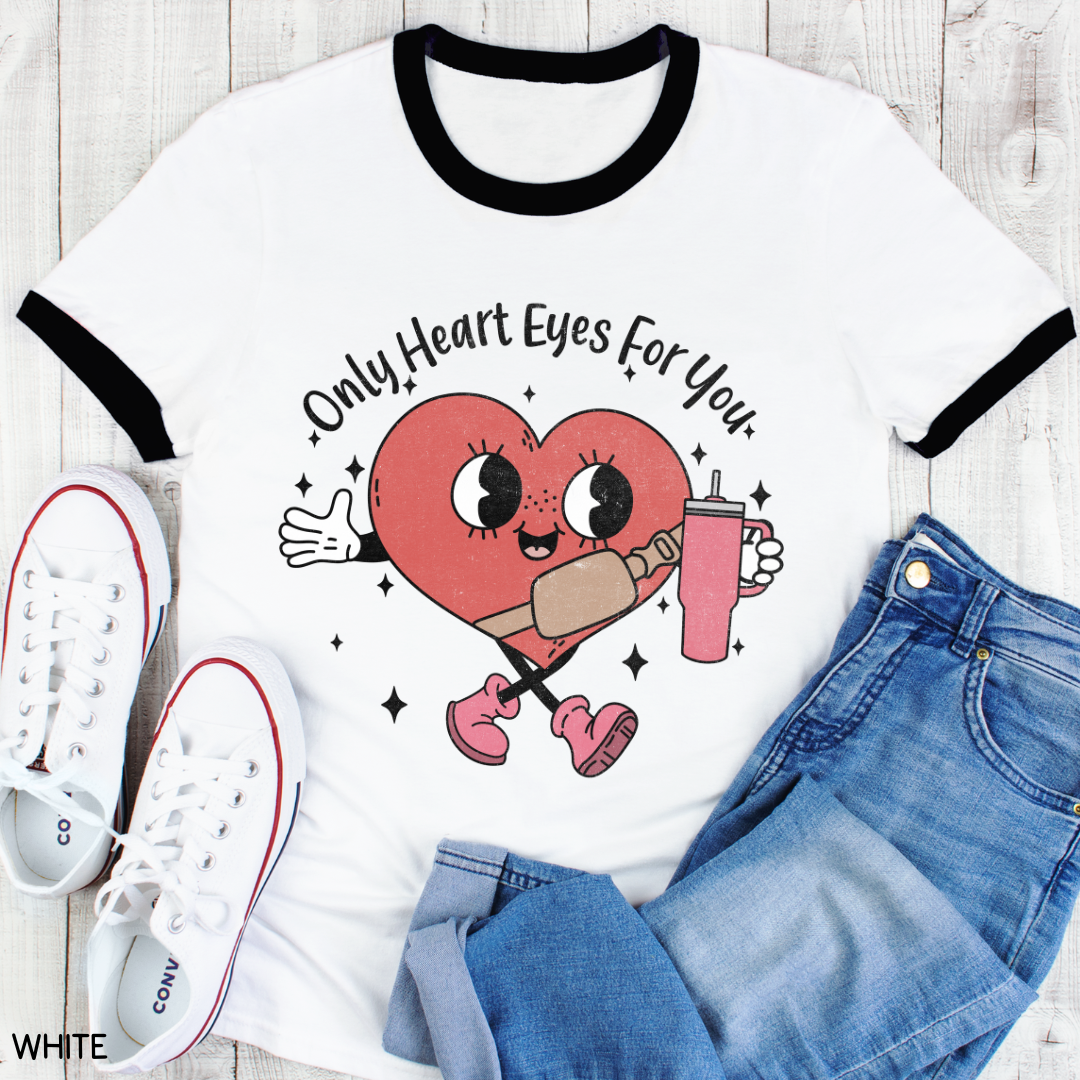 Valentines - Only Heart Eyes for You - Unisex Adult Tee