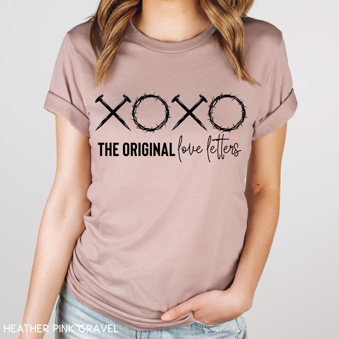 Valentine's - XOXO Love Letters - Unisex Adult Tee