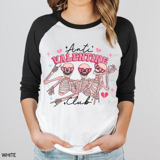 Valentines - Anti Valentine Club - Unisex Adult Tee