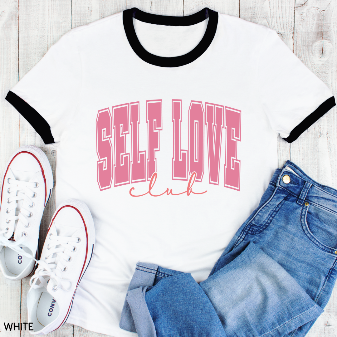 Valentines - Self Love Club - Unisex Adult Tee