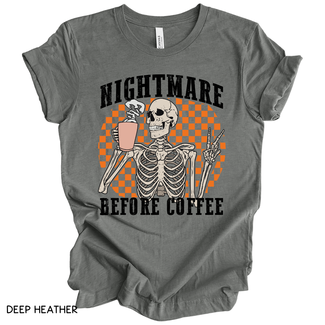 Halloween - Adult Tee - Nightmare Before Coffee