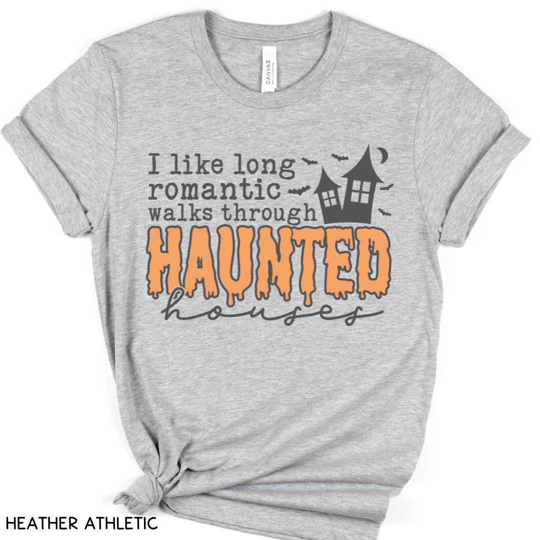 Halloween - Adult Tee - Haunted Houses