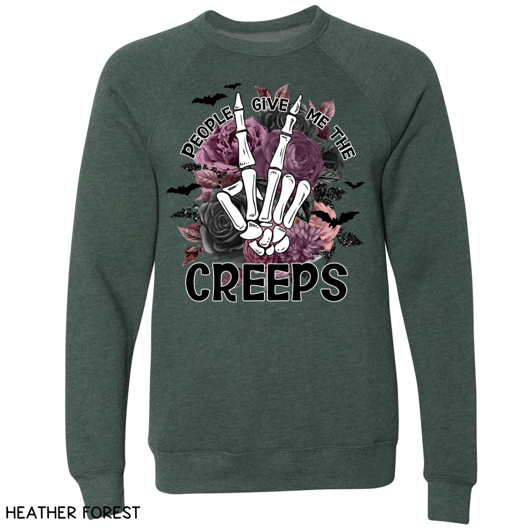 Halloween - Sweatshirt - People Give Me the Creeps