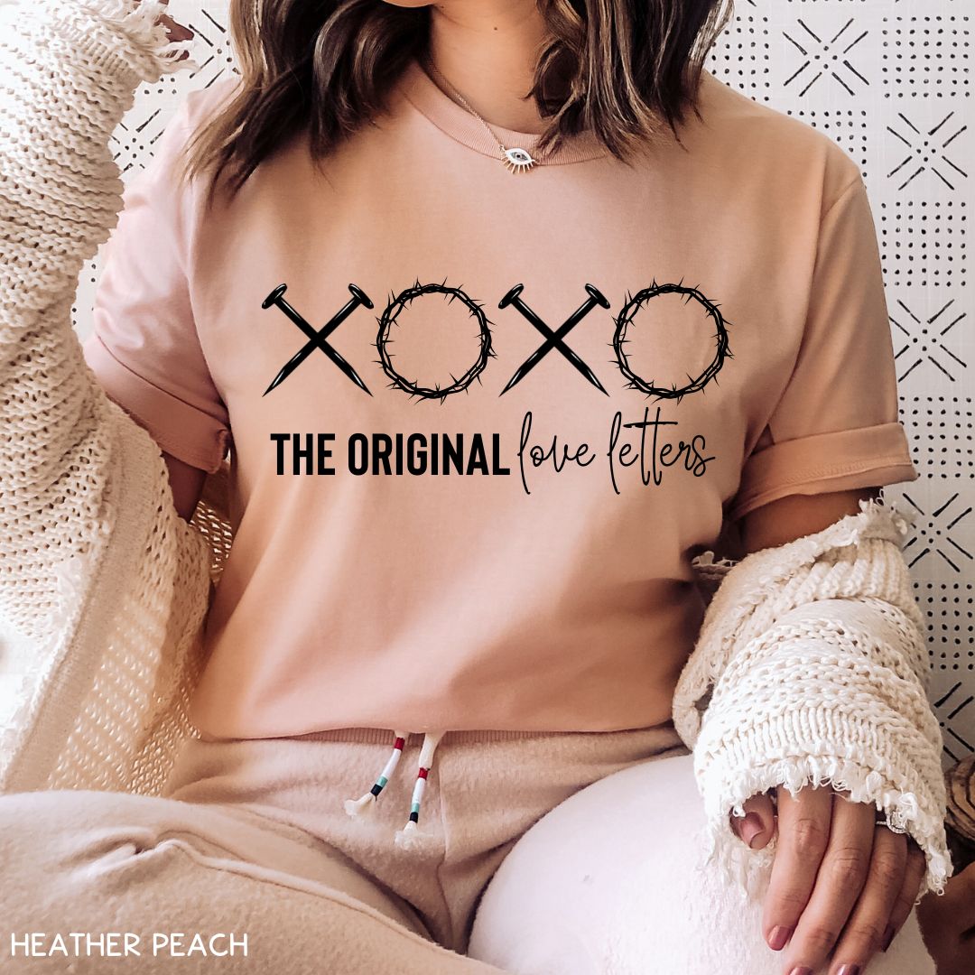 Valentine's - XOXO Love Letters - Unisex Adult Tee