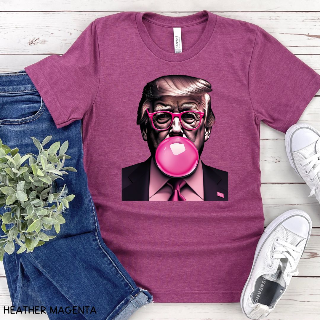 America - Trump Bubble Gum - Unisex Adult Tee