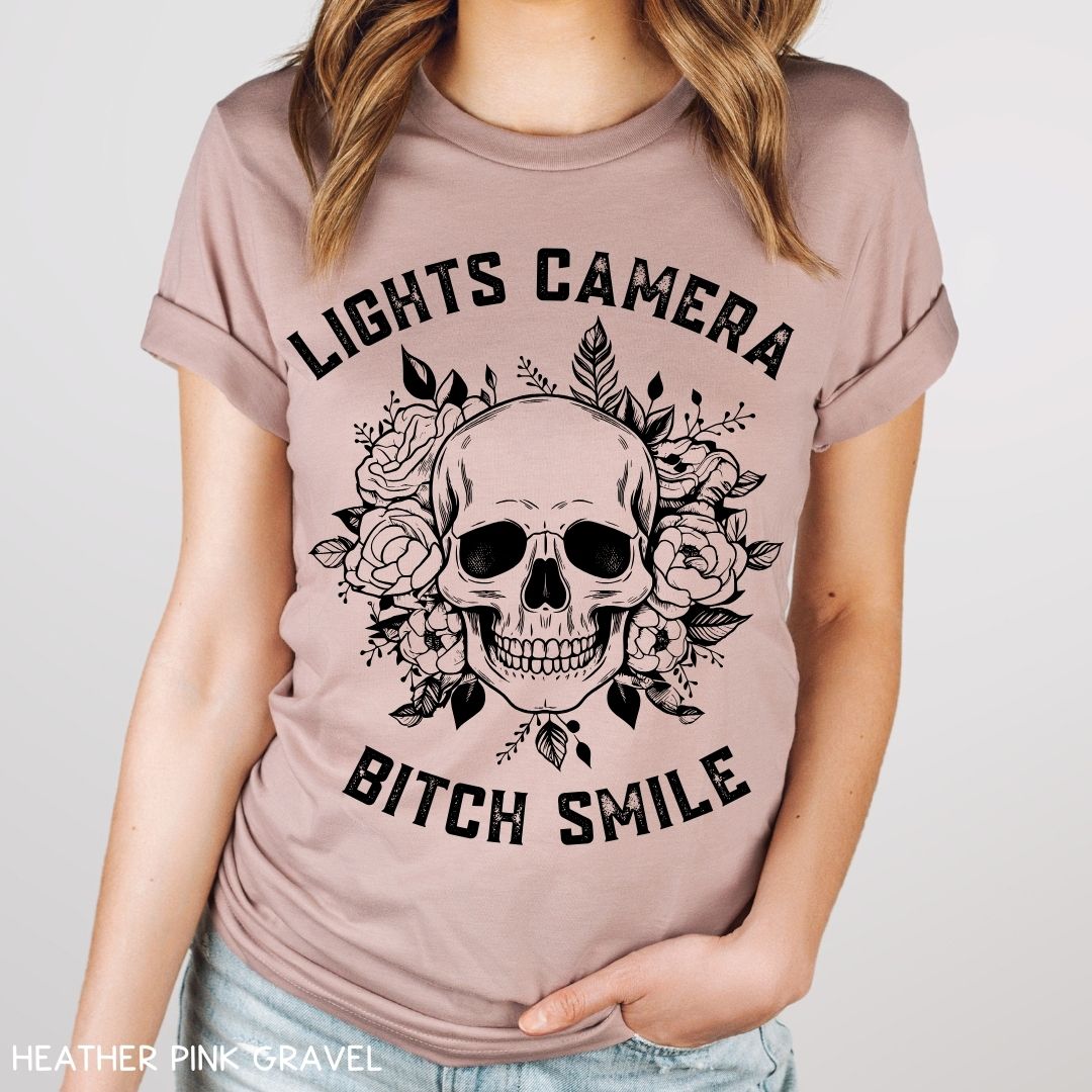 Swiftie - Lights Camera Bitch Smile - Unisex Adult Tee