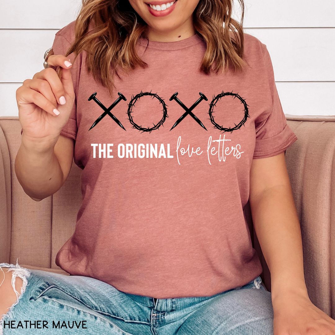 Valentine's - XOXO Love Letters - Unisex Adult Tee